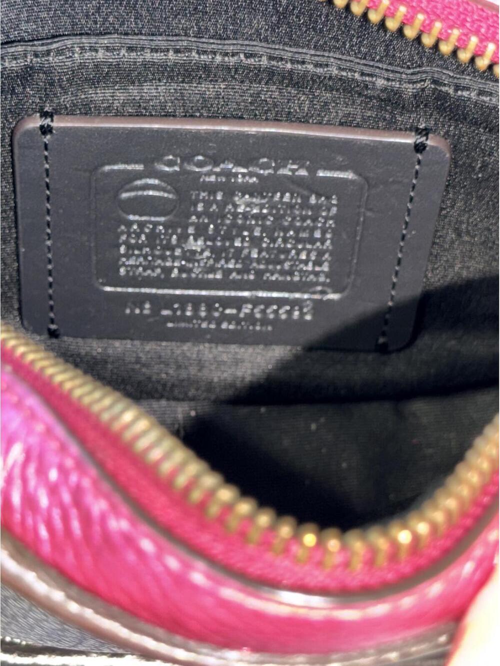 Coach Canteen Bag in Metallic Colorblock Leather - Picture 7 of 8